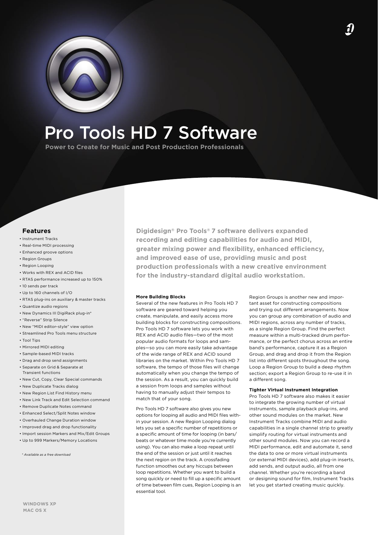 Pro tools 7 download mac free 2018